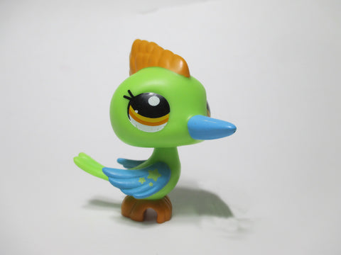 LIKE NEW Littlest Pet Shop G7 Green Woodpecker #75 Bird Authentic SEE VIDEO Dec4ni