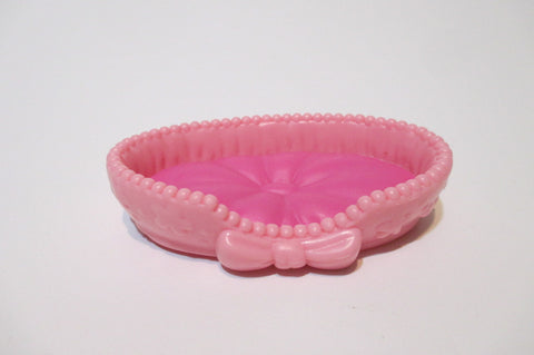 Littlest Pet Shop Pink Bed Basket Rare Accessory Rare Lps Dec16ni