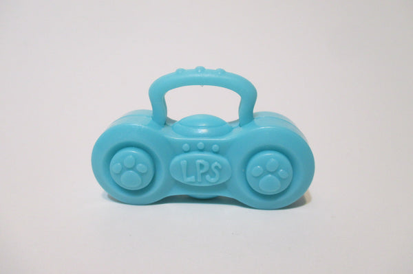 Littlest Pet Shop Blue Radio Cassette Accessory Authentic SEE VIDEO Nov24ni