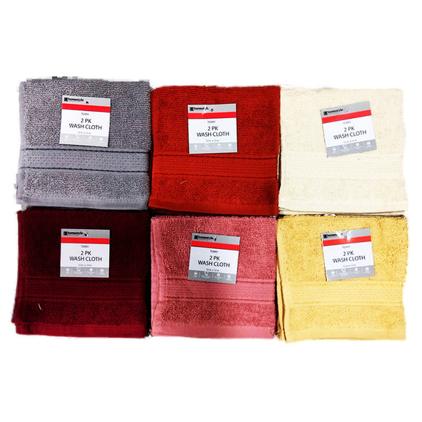 Bargain Hunters 10-Pack: Absorbent 100% Cotton Kitchen Dish Cloths 12x12  Face Wash Cloth