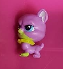 Littlest Pet Shop Mini Baby Pet Party Spectacular Dog Kendall Mann 4147 with Collar Accessory Authentic  Lps Oct20ni