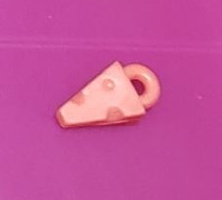 Littlest Pet Shop Pink Cheese Accessory Authentic LPS Oct21ni