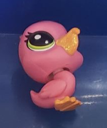 Littlest Pet Shop Bird Pelican Showy Pelicani 2-S11 Sparkle Pets Authentic LPS Mar22J