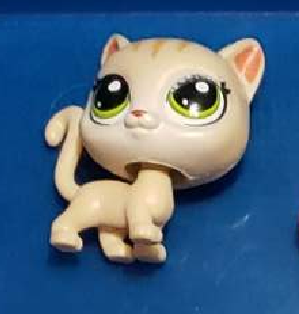 LIKE NEW Littlest Pet Shop Pickles Catsbury 3-76 Hungry Pets Authentic Lps Exclusive Nov28ni