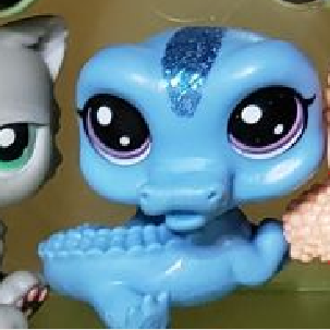 LIKE NEW Littlest Pet Shop Alligator Crocodile Sleek Gatori 2-S9 Authentic Nov25n