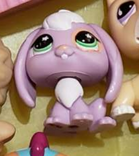 LIKE NEW Littlest Pet Shop Bunny Rabbit G7 #234 Authentic LPS Nov27ni