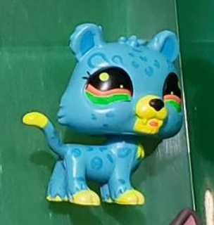 LIKE NEW Littlest Pet Shop Gen 7 G7 Tiger Jaguar 215 Authentic LPS Dec8n