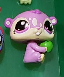 LIKE NEW Littlest Pet Shop Gen 7 G7 Hamster 306 Foodie Treats Authentic Dec8n