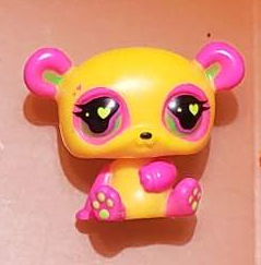 Littlest Pet Shop Gen 7 G7 Panda 205 Blacklight Singles Authentic Dec19ni