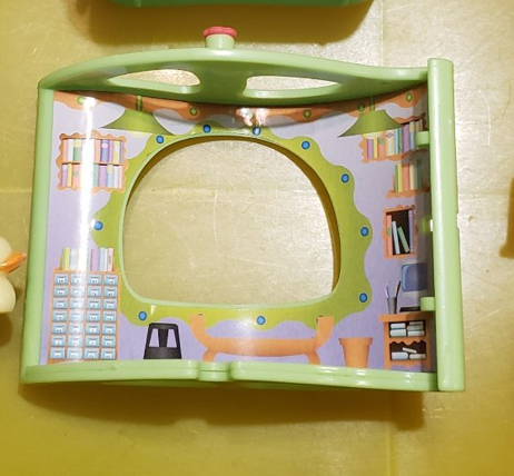Littlest Pet Shop Green Office Nook Accessory Authentic Jan12ni