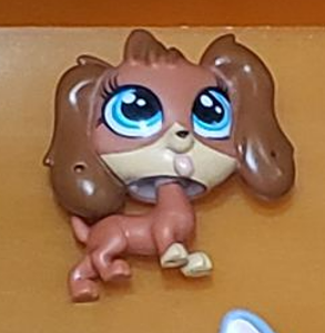 LIKE NEW Littlest Pet Shop New Generation Sam Splashman 4005 Spaniel Dog Authentic LPS MAY6J