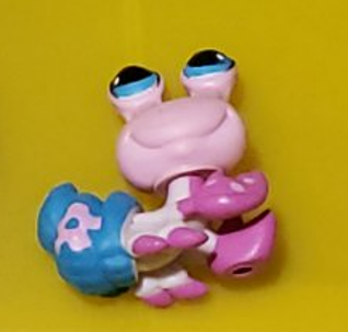 Littlest Pet Shop Rare Pink Hermit Crab 2381 Authentic LPS AIK Minor Wear Nov21na