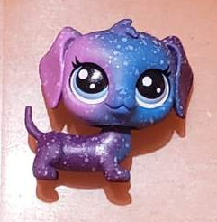 Littlest Pet Shop Cosmic Pounce Dachshund Dog Planemo Daschdog 3-31 Authentic Lps Dec19ni