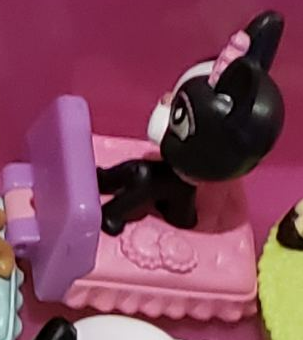 Littlest Pet Shop McDonalds French Bulldog 2008 Authentic Lps Jan23ni