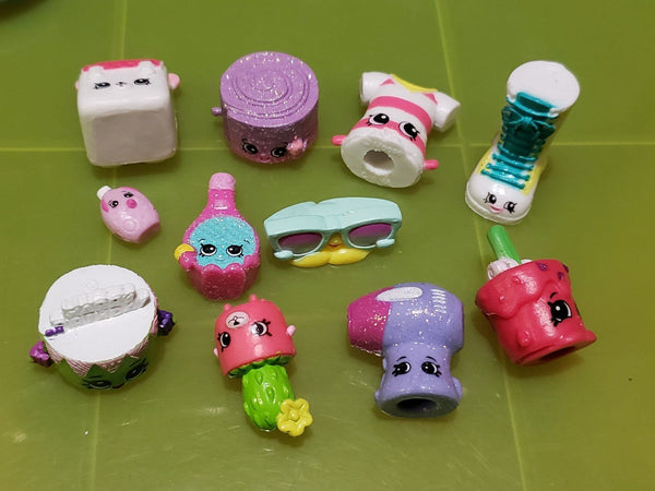 Littlest Pet Shop LPS Set of 11 Shopkins Authentic APR27J