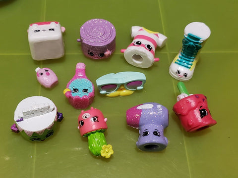 Littlest Pet Shop LPS Set of 11 Shopkins Authentic APR27J