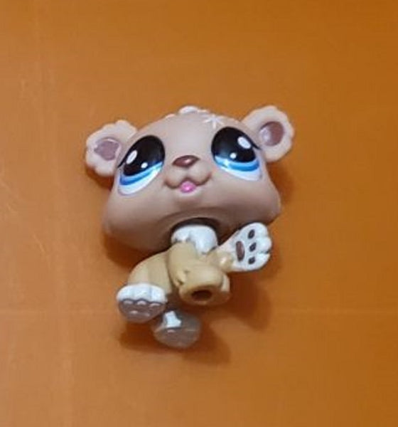 Littlest Pet Shop G7 Advent Bear Brown Teddy Bear Cub 108 Authentic Lps NOV17J