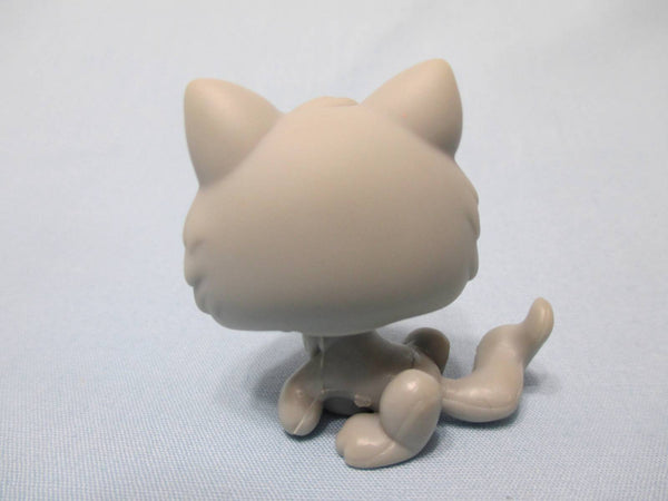 Littlest Pet Shop Cat Baby Kitten 66 Gray With Blue Eyes Authentic Lps Minor Wear Jan29ni