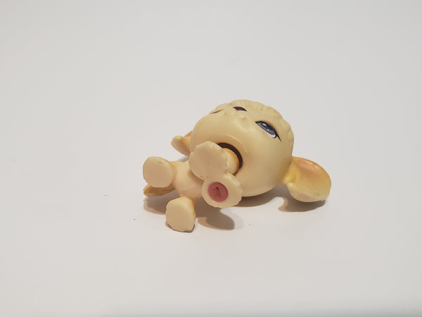 LIKE NEW Littlest Pet Shop Dog Baby Cocker Spaniel 291 w/ Brown Eyelids and Dull Purple Eyes Authentic LPS DEC15J