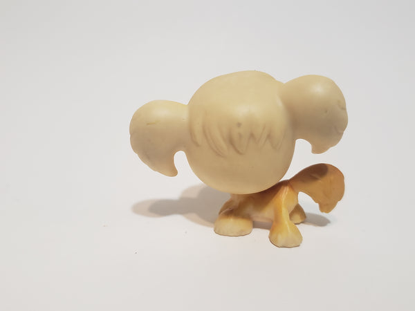 LIKE NEW Littlest Pet Shop Dog Baby Cocker Spaniel 291 w/ Brown Eyelids and Dull Purple Eyes Authentic LPS DEC15J