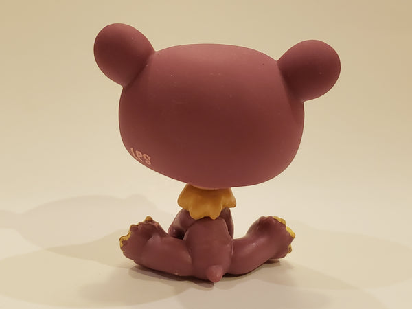 LIKE NEW Littlest Pet Shop Rare Plum Polar Bear 1602 Authentic Lps AIK FEB13J