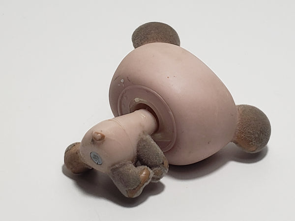 Littlest Pet Shop Panda Bear Fuzzy Flocked Brown Tan 645 Authentic Lps Comes As Shown DEC22J