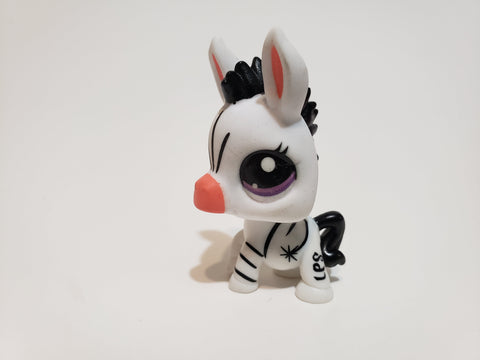 LIKE NEW Littlest Pet Shop G7 Gen 7 Zebra #97 Authentic Dec4ni