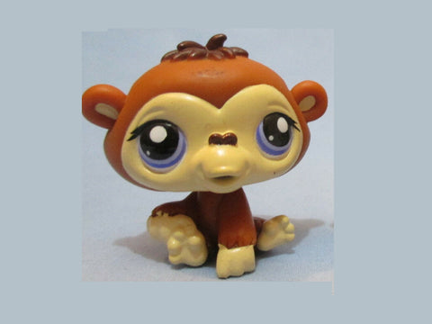 Littlest Pet Shop Monkey Chimpanzee 1347 Authentic Lps MAY14J