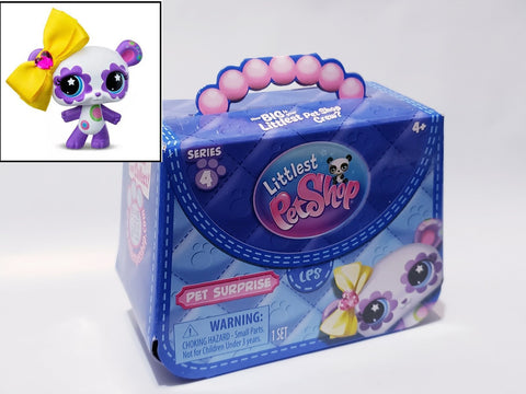 BRAND NEW Littlest Pet Shop Gen 7 G7 mystery Series 4 Pets Surprise Panda #225 Blind Box Authentic LPS NIB Jan15ni