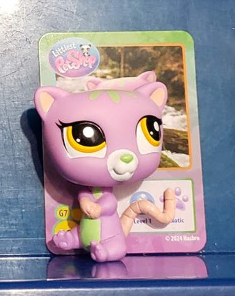 Littlest Pet Shop G7 Gen 7 Wave 2 Possum Opossum 86 With Card Coin And Accessory  Authentic Lps SEE VIDEO DEC21J