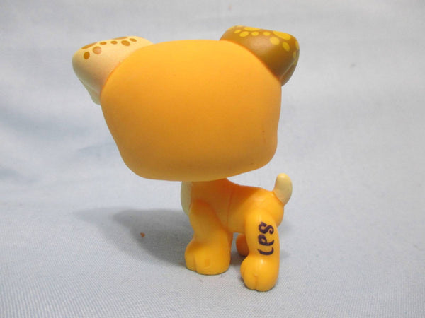 Littlest Pet Shop Dog Jack Russell Yellow 1496 Authentic Lps Dec12ni