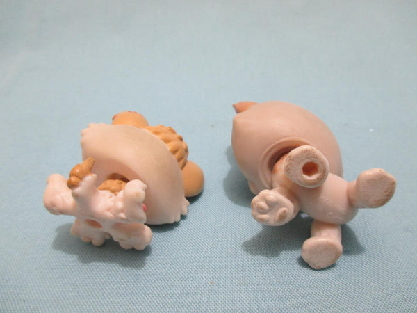 LIKE NEW Littlest Pet Shop Lot of 2 Husky Puppy Dog 1012 1013 Mommy Baby Authentic Lps Dec03n