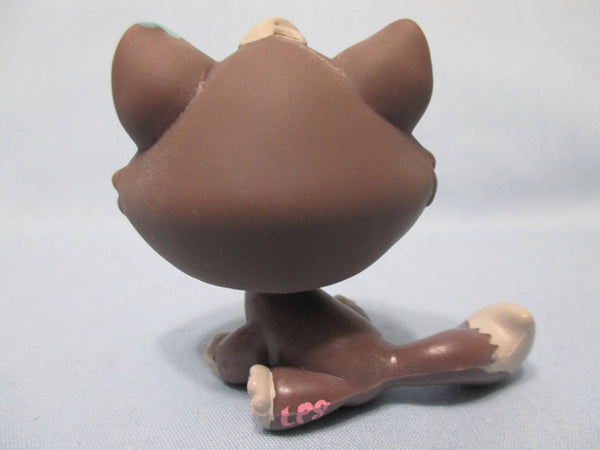 Littlest Pet Shop 815 Messiest Gray Tabby Cat Kitten Blue Eyes Authentic Jul23npo36