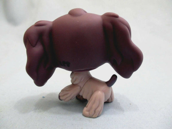 Littlest Pet Shop LPS 1209 Purple Cocker Spaniel Puppy Dog with Blue Eyes Authentic LPS Dec30ni