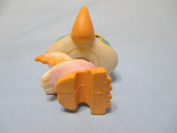 LIKE NEW LITTLEST PET SHOP 962 PELICAN BIRD PINK ORANGE CREAM w/ GREEN EYES Authentic Nov17n