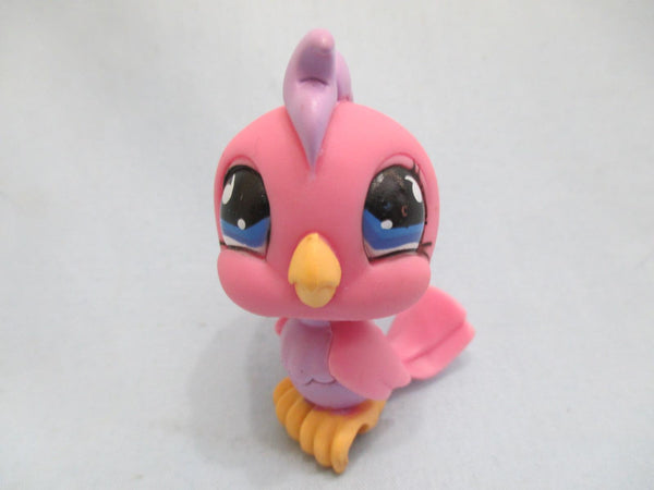 LIKE NEW Littlest Pet Shop Cockatoo 923 Pink With Blue Eyes Authentic Lps Exclusive Mar10ni