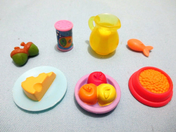 Littlest Pet Shop Lot 7 Random Grocery Food Dishes Kitchen Accessories Surprise