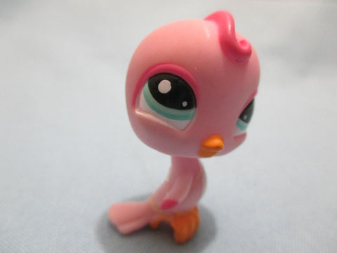 LIKE NEW Littlest Pet Shop Pink Canary Parakeet Bird 975 Authentic Feb26ni