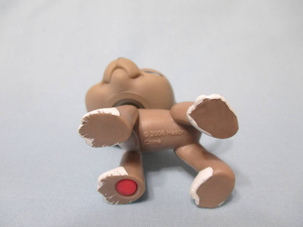 LIKE NEW Littlest Pet Shop Gray GREAT DANE 184 with Blue Eyes Dog Puppy Grey Great dane LPS Authentic Main 5 Five FEB10J