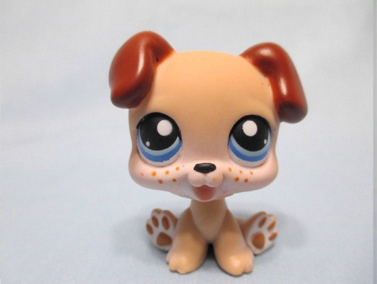 HOT Littlest Pet Shop Boxer Puppy Littlest Pet Shop LPS Tagged