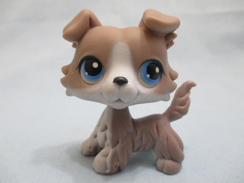 Littlest Pet Shop Dog Collie 67 Blue Dot Eyes Authentic Lps Main 5 FEB7J