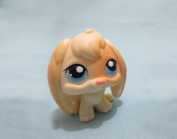 Littlest Pet Shop 95 Cream Lop Ear Bunny Rabbit With Blue Eyes Lps Minor Wear Apr12j