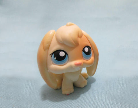 Littlest Pet Shop 95 Cream Lop Ear Bunny Rabbit With Blue Eyes Lps Minor Wear Apr12j