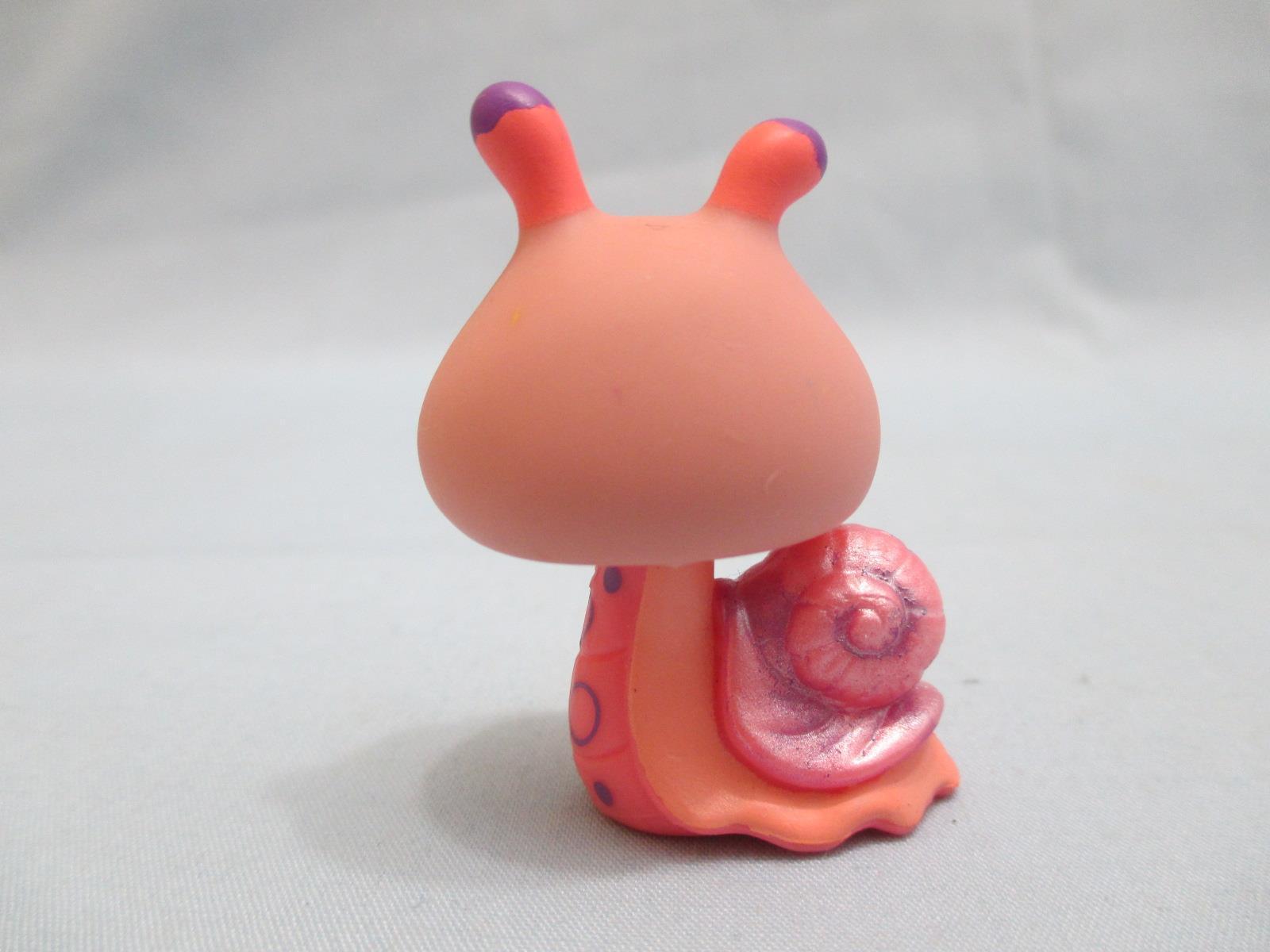 Littlest Pet Shop Snail Peach Pink Splatter Blue Eyes 823 Authentic Lps ...