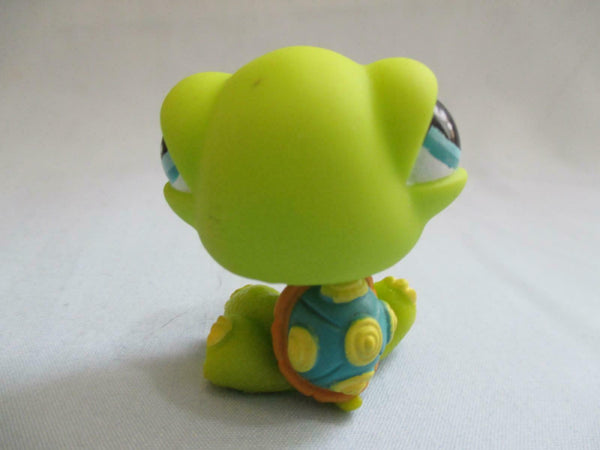 LIKE NEW Littlest Pet Shop Turtle Green Sitting 971 Sea Tortoise Authentic Lps Nov28ni