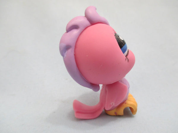 LIKE NEW Littlest Pet Shop Cockatoo 923 Pink With Blue Eyes Authentic Lps Exclusive Mar10ni