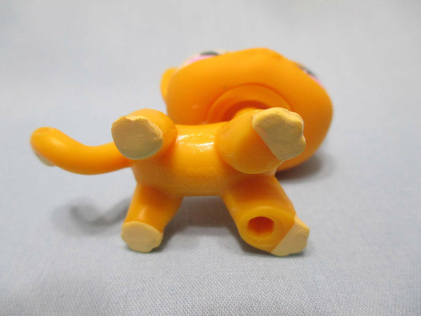 LIKE NEW Littlest Pet Shop Shorthair Siamese Cat Orange 855 Moon Eyes Authentic Lps DEC15J