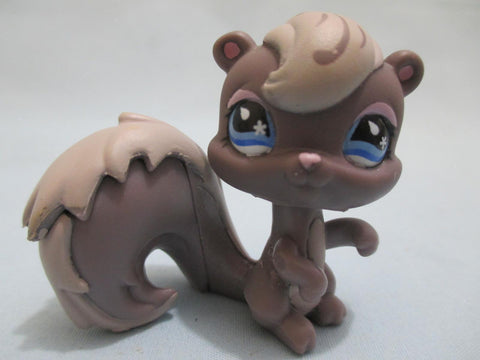 Littlest Pet Shop Gray Squirrel Blue Eyes 484 Authentic Lps Mar1ni