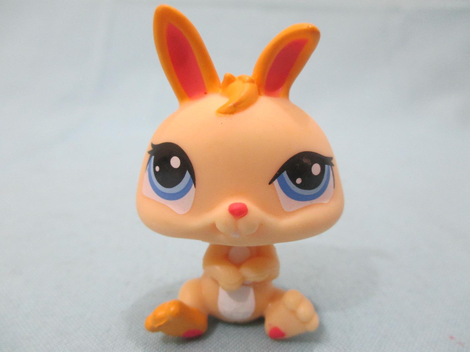 LIKE NEW Littlest Pet Shop 1344 Cream Tan & Orange Dwarf Bunny ...