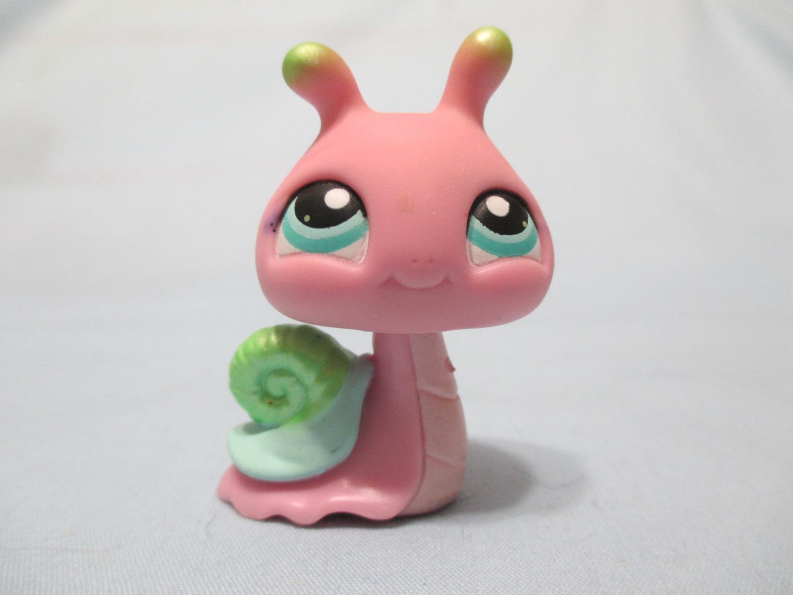 Pink Lps LIKE NEW Littlest Pet Shop Pink Snail 128 Cute Authentic Lps AUG11J